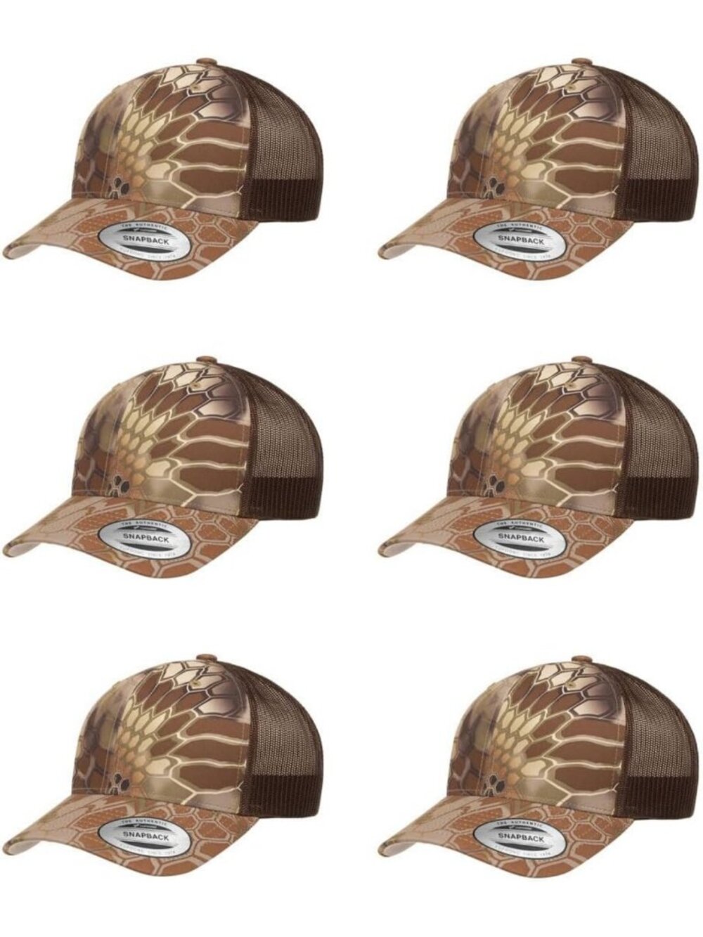 Retro Trucker Cap | Classic Mesh 6 Panel Snapback Hat | Mid Profile Style